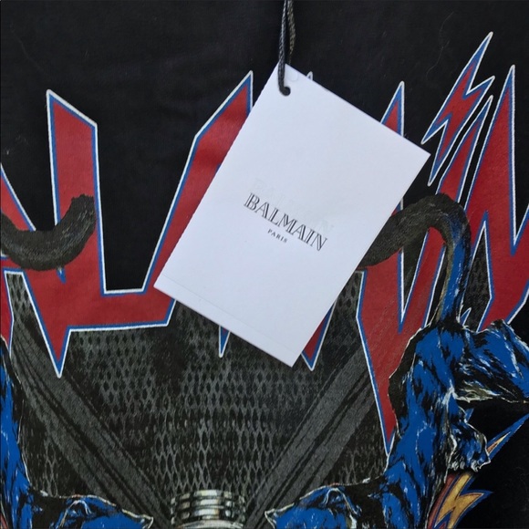 BALMAIN 🔥Unisex Graphic Tee Shirt NEW - Picture 7 of 11
